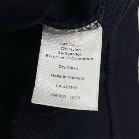 Talbots EMBROIDERED FLOUNCE-SLEEVE SHIFT DRESS Event Wedding Guest Party 14P - Picture 9 of 12